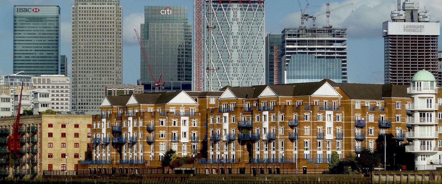 View of King & Queen Wharf from across the Thames
