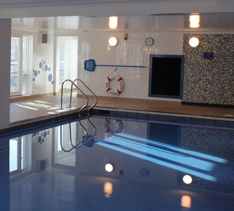 Image of a corner of the swimming pool